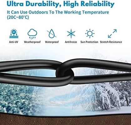 Cat 8 Ethernet Cable, 1.5Ft 3Ft 6Ft 10Ft 15Ft 20Ft 30Ft 40Ft 50Ft 60Ft 100Ft Heavy Duty High Speed Internet Network Cable, Professional LAN Cable Shielded in Wall, Indoor&Outdoor - Image 4