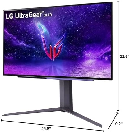 LG 27" Ultragear™ OLED QHD Gaming Monitor with 240Hz .03ms GtG & nVIDIA® G-SYNC® Compatible,Black thumbnail-18