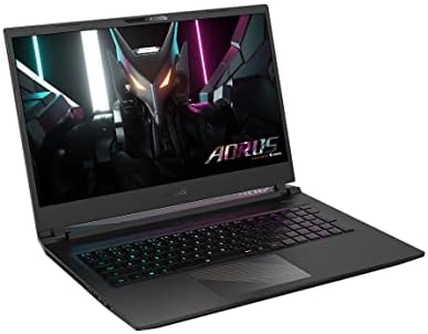 GIGABYTE AORUS 17: 17.3" Thin Bezel QHD 2560x1440 240Hz, NVIDIA GeForce RTX 4070 Laptop GPU 8GB GDDR6, Intel Core i7-13700H, 16GB DDR5 RAM, 1TB SSD, Win11 Home (AORUS 17 BSF-73US654SH),Black thumbnail-4