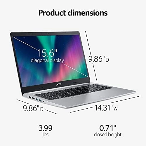 Acer Aspire 5 A515-46-R3UB | 15.6" Full HD IPS Display | AMD Ryzen 3 3350U Quad-Core Mobile Processor | 4GB DDR4 | 128GB NVMe SSD | WiFi 6 | Backlit KB | FPR | Amazon Alexa | Windows 11 Home in S mode thumbnail-7
