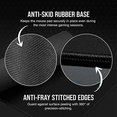 Corsair MM350 PRO Premium Spill-Proof Cloth Gaming Mouse Pad – Extended XL - Black - Image 6