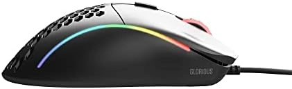 Glorious Gaming Model D Wired Gaming Mouse - 68g Superlight Honeycomb Design, RGB, Ergonomic, Pixart 3360 Sensor, Omron Switches, PTFE Feet, 6 Buttons - Matte Black thumbnail-3