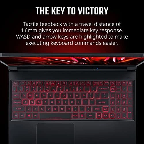 Acer Nitro 5 AN515-57-79TD Gaming Laptop | Intel Core i7-11800H | NVIDIA GeForce RTX 3050 Ti Laptop GPU | 15.6" FHD 144Hz IPS Display | 8GB DDR4 | 512GB NVMe SSD | Killer Wi-Fi 6 | Backlit Keyboard thumbnail-9