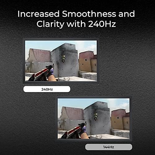 BenQ ZOWIE XL2540K 24.5-inch 240Hz Gaming Monitor |1080P 1ms| Smaller Base | Flexible Height & Tilt Adjustment | XL Setting to Share |Customizable Quick Menu|Black eQualizer|Color Vibrance, Dark Grey thumbnail-2