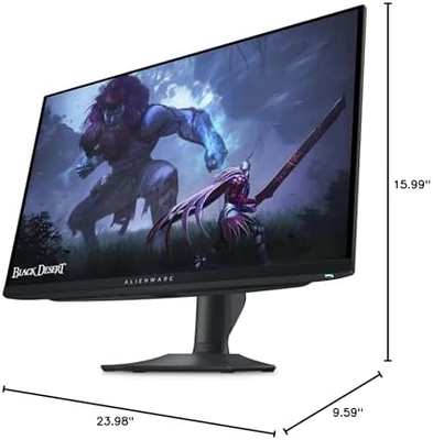 Alienware AW2725DF OLED Gaming Monitor - 26.7-inch Quantom-Dot WQHD (2560x1440) 360Hz 0.03Ms Display, AMD FreeSync Premium Pro, HDMI/DP/USB 3.2 Gen1, Height/Tilt/Swivel/Pivot Adjustability - Black - Image 17