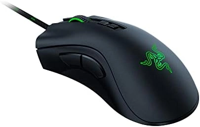 Razer DeathAdder V2 Special Edition Gaming Mouse: 20K DPI Optical Sensor - 2nd Gen Faster Switch - 8 Programmable Buttons - Rubberized Side Grips - Ergonomic Design - Green Speedflex Cable thumbnail-2