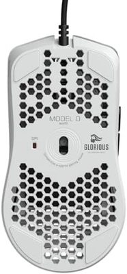 Glorious Gaming Model O Wired Gaming Mouse 67g Superlight Honeycomb Design, RGB, Pixart 3360 Sensor, Omron Switches, Ambidextrous - Matte White - Image 8