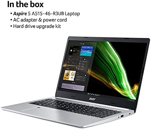 Acer Aspire 5 A515-46-R3UB | 15.6" Full HD IPS Display | AMD Ryzen 3 3350U Quad-Core Mobile Processor | 4GB DDR4 | 128GB NVMe SSD | WiFi 6 | Backlit KB | FPR | Amazon Alexa | Windows 11 Home in S mode thumbnail-8