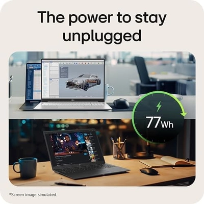 LG gram Pro 2 in1 16-inch Lightweight and Versatile Laptop, Intel Evo Edition - Intel Core Ultra 7, 16GB RAM, 1TB SSD, Black - Image 6
