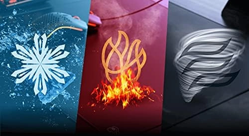 Glorious Elements Gaming Mousepad - Extra Large Mouse Pad XL - Foam Core Hybrid Cloth - Gaming Desk Pad 15"x17" (FIRE) thumbnail-6