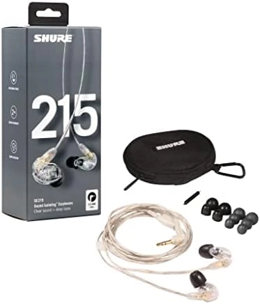 Shure SE215-CL Sound-isolating Earphones - Clear thumbnail-1