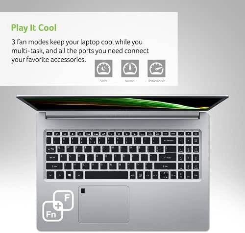 Acer Aspire 5 A515-46-R3UB | 15.6" Full HD IPS Display | AMD Ryzen 3 3350U Quad-Core Mobile Processor | 4GB DDR4 | 128GB NVMe SSD | WiFi 6 | Backlit KB | FPR | Amazon Alexa | Windows 11 Home in S mode thumbnail-6