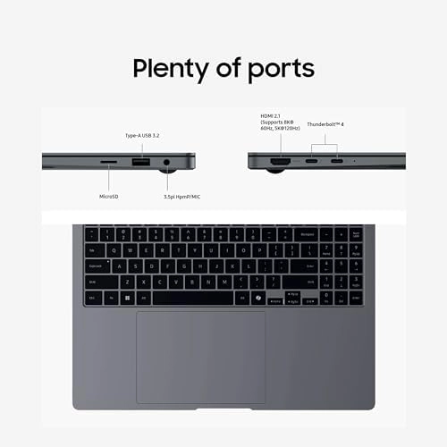 Samsung 16" Galaxy Book4 Pro Business Laptop, Wi-Fi PC Computer, Windows 11 PRO, Intel Core 7 Ultra 155H / 32GB / 1TB, 3K AMOLED Touchscreen, 2024 Model, NP964XGK-KG1US, Moonstone Gray thumbnail-5