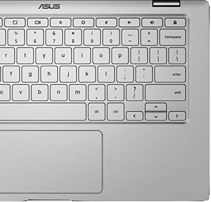 ASUS Chromebook Flip C434 2-In-1 Laptop, 14" Full HD Touchscreen 4-Way NanoEdge, Intel Core M3-8100Y Processor, 4GB RAM, 64GB eMMC Storage, All-Metal Body, Backlit KB, Chrome OS- C434TA-DSM4T, Silver - Image 6
