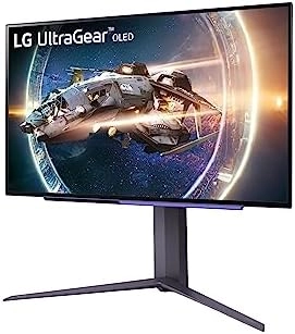 LG 27" Ultragear™ OLED QHD Gaming Monitor with 240Hz .03ms GtG & nVIDIA® G-SYNC® Compatible,Black thumbnail-2