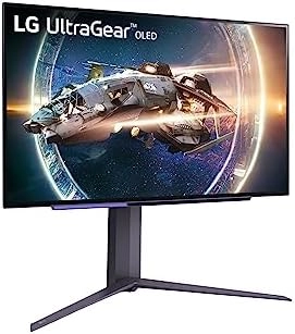 LG 27" Ultragear™ OLED QHD Gaming Monitor with 240Hz .03ms GtG & nVIDIA® G-SYNC® Compatible,Black thumbnail-1
