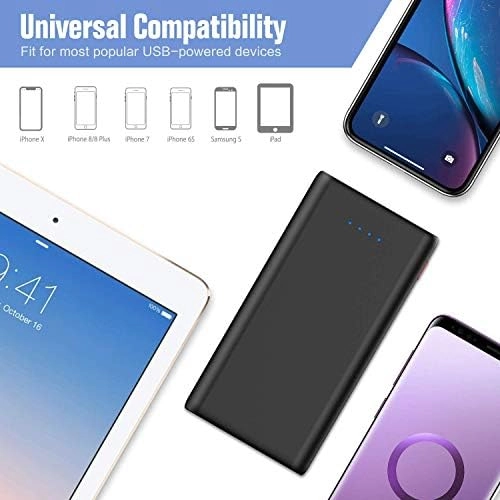 Portable Charger Power Bank 25800mAh,Ultra-High Capacity PD3.0 Fast Phone Charging with Newest Intelligent Controlling IC,3 USB Port External Cell Phone Battery Pack Compatible with iPhone,Android etc thumbnail-1