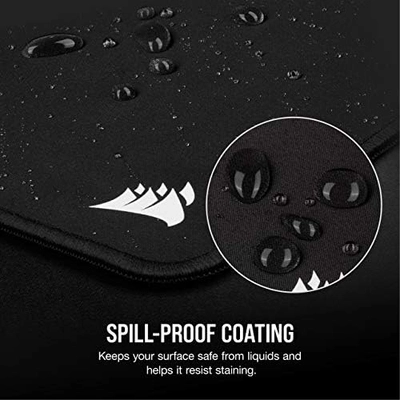 Corsair MM350 PRO Premium Spill-Proof Cloth Gaming Mouse Pad – Extended XL - Black - Image 3