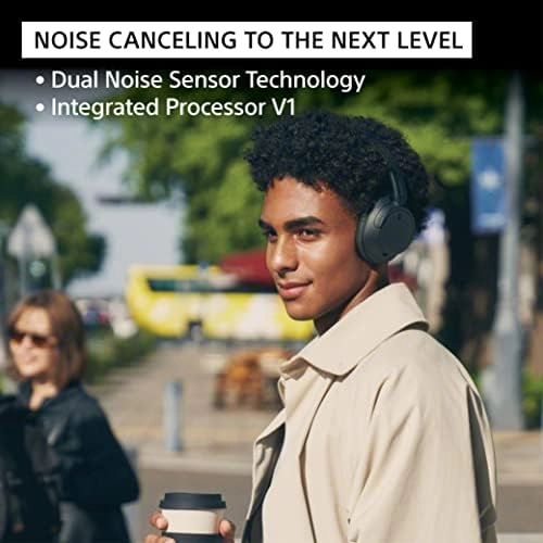 Sony WH-CH720N Noise Canceling Wireless Headphones Bluetooth Over The Ear Headset with Microphone and Alexa Built-in, Black New thumbnail-1