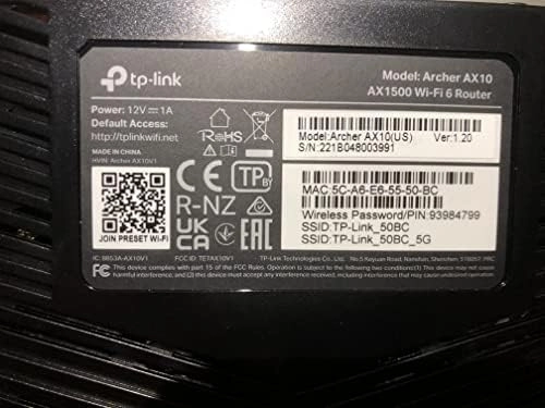 TP-Link Smart WiFi 6 Router (Archer AX10) – 802.11ax Router, 4 Gigabit LAN Ports, Dual Band AX Router,Beamforming,OFDMA, MU-MIMO, Parental Controls, Works with Alexa thumbnail-6